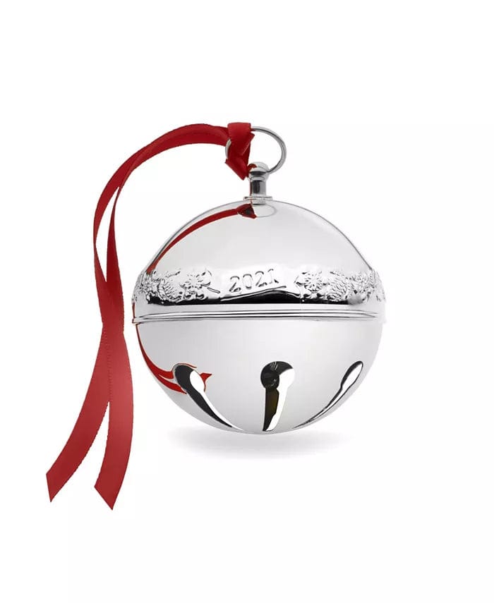 Wallace Silver Plated 2021 Sleigh Bell Ornament Keepsake、mySite、g9winljtr