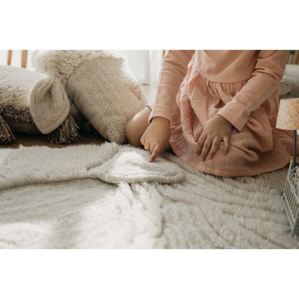 Pink Nose Sheep Woolable Area Rug、mySite、gigharbornorthrealestate