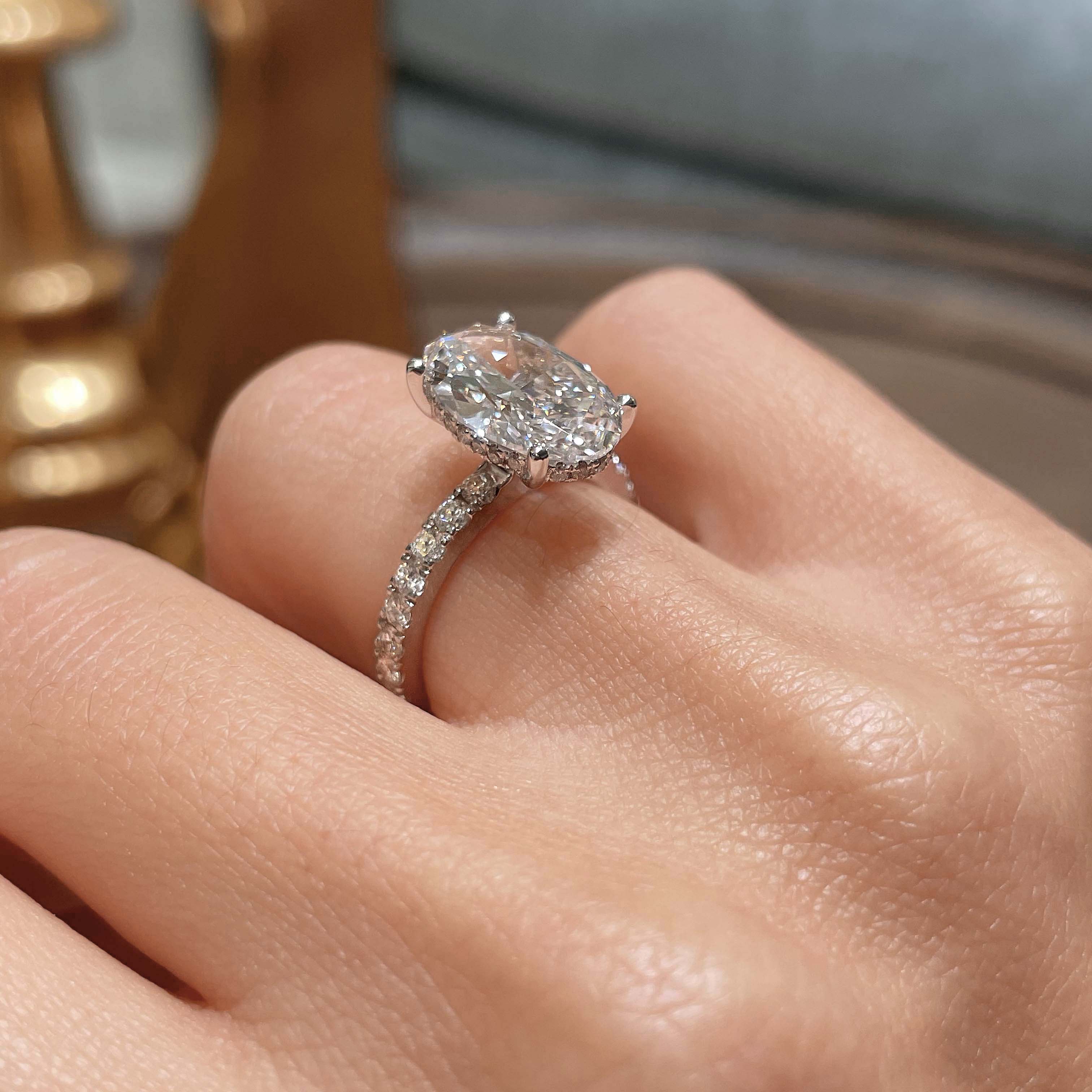 Lucy Diamond Engagement Ring -Platinum、mySite、hinf8tx79