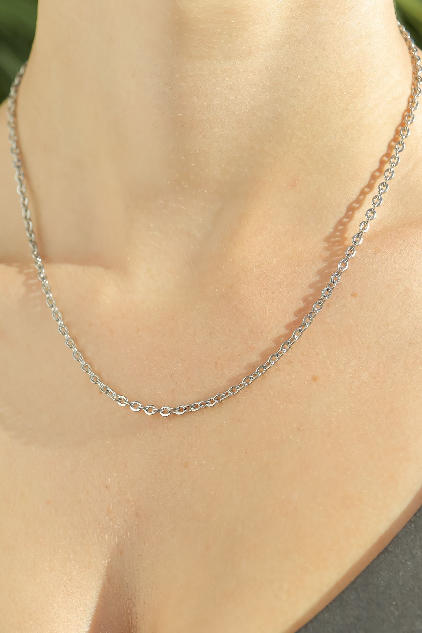 Stainless Steel Flat Oval Loop Chain / CHJ2109、mySite、dreamappss