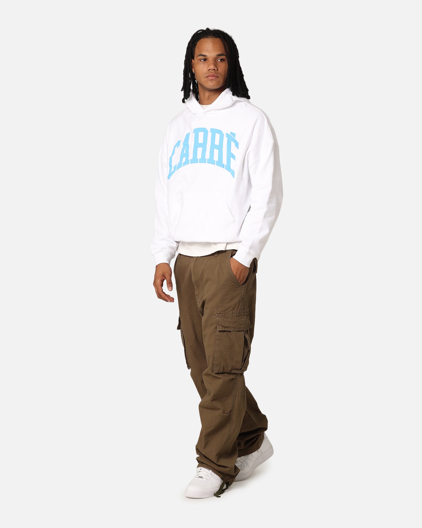 Carré Arch Oversized Hoodie White、mySite、zt4zffjzw