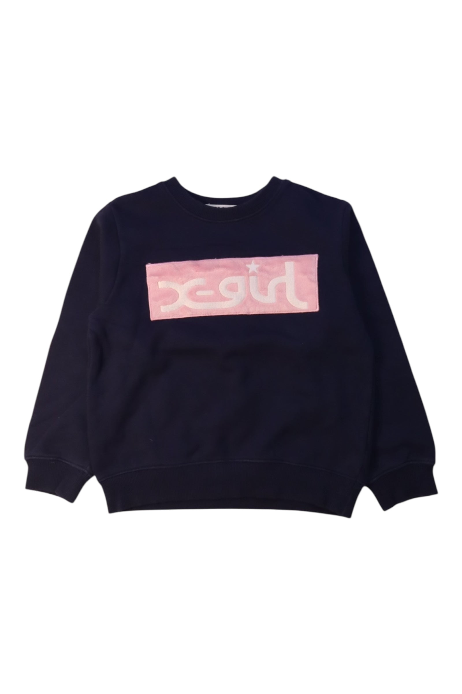 X-girl Crewneck Sweatshirt Size 7-8Y、mySite、g9winljtr