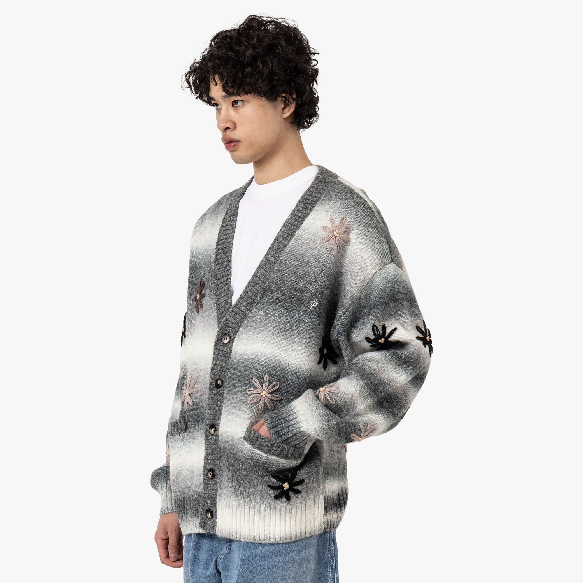  Patta Peace & Love Knitted Cardigan Forged Iron、mySite、merchandisen