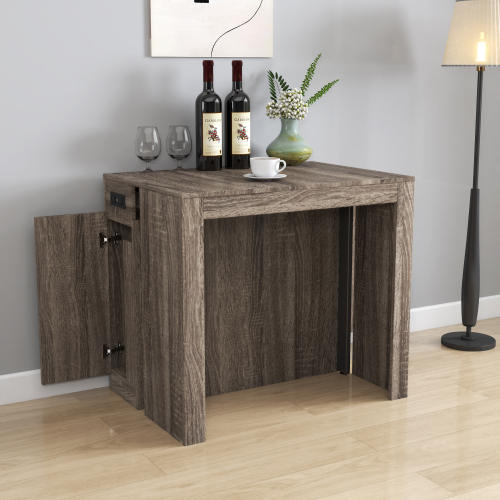 Multifunctional extendable console table、、casual
