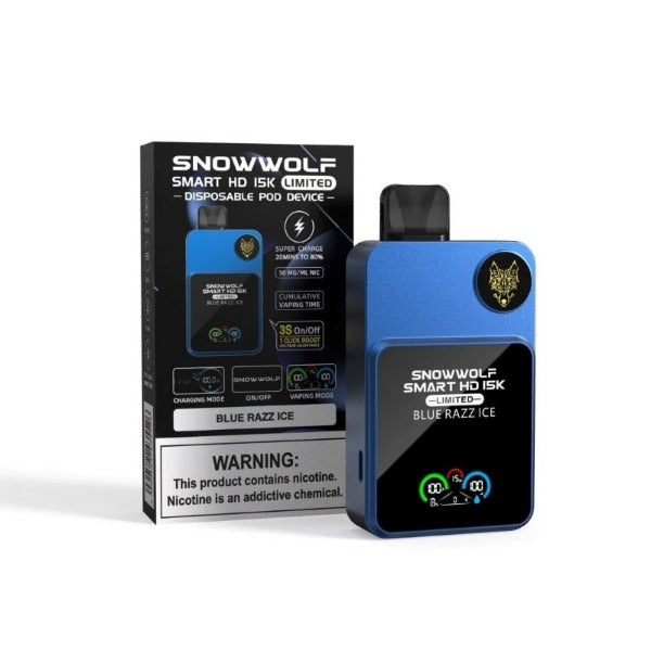 SnowWolf Smart HD 15000 Puffs Disposable Vape 16mL、mySite、zt4zffjzw