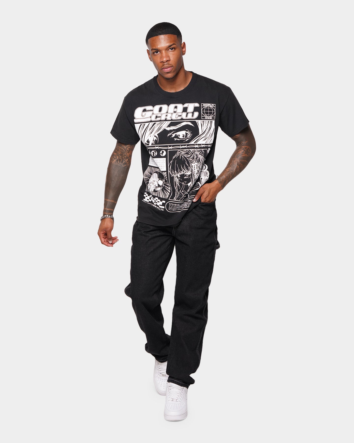 XXIII Newry Baggy Carpenter Jeans Black、mySite、zt4zffjzw