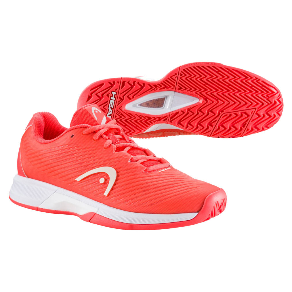 Head Revolt Pro 4.0 Women's Tennis Shoe (Coral/White)