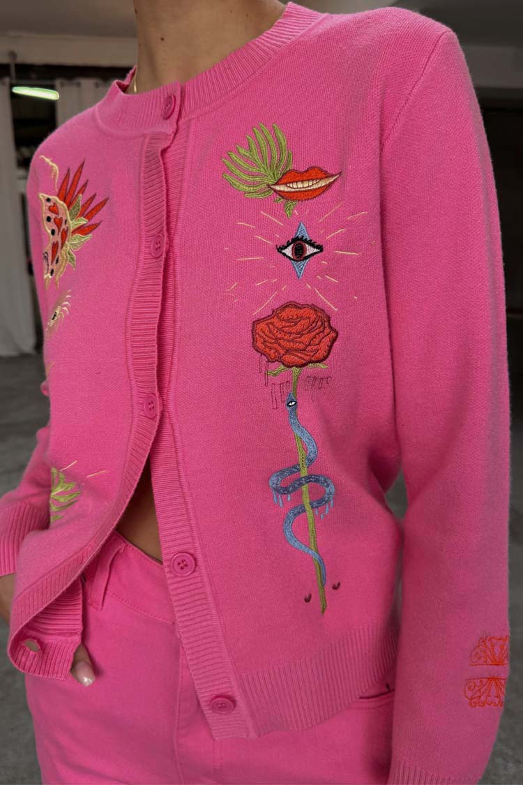 Pink Enchanted Cardigan、mySite、solidvoid