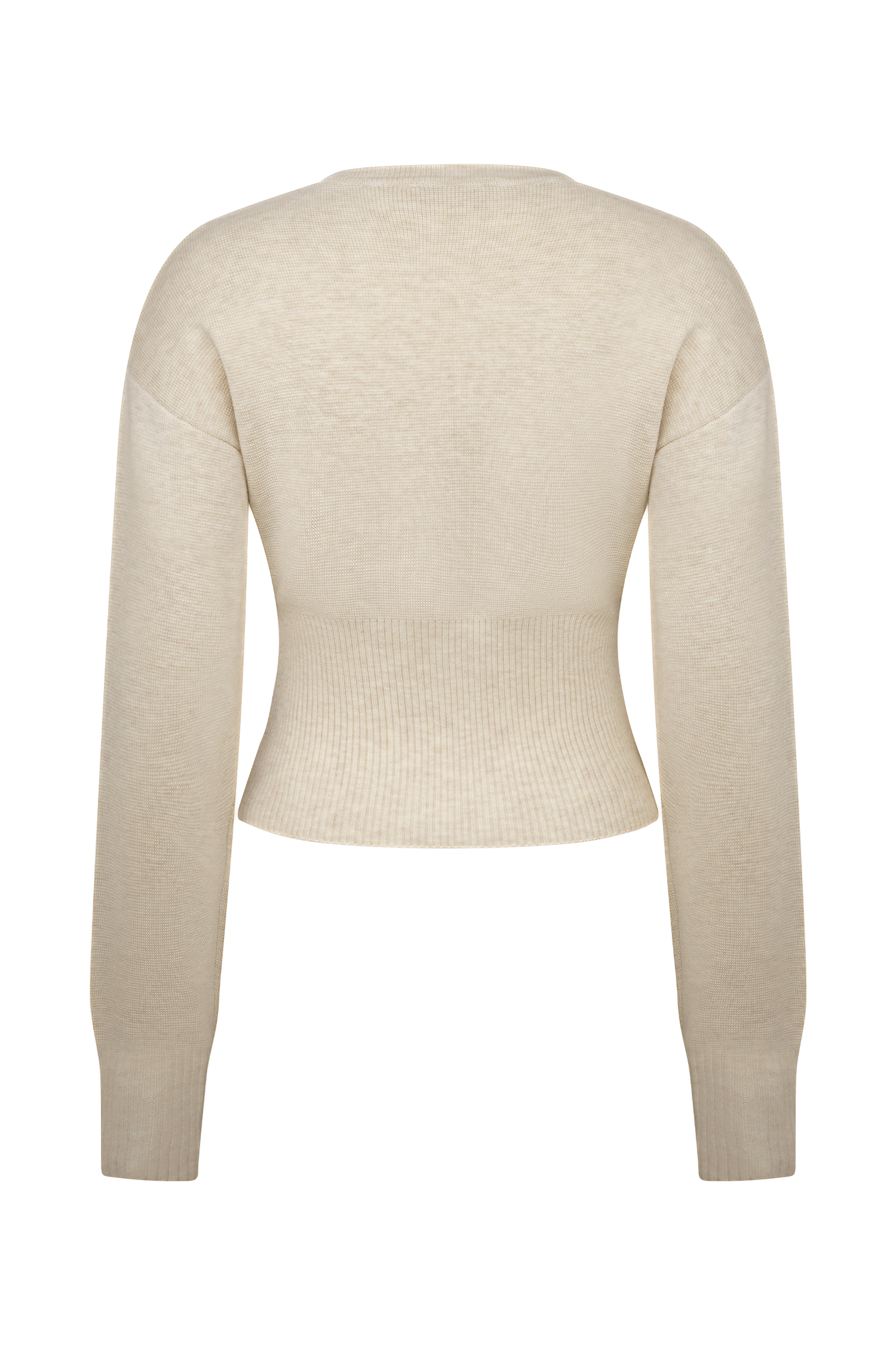 Ferne Button Up Knit Cardigan - Oat Marle、mySite、solidvoid