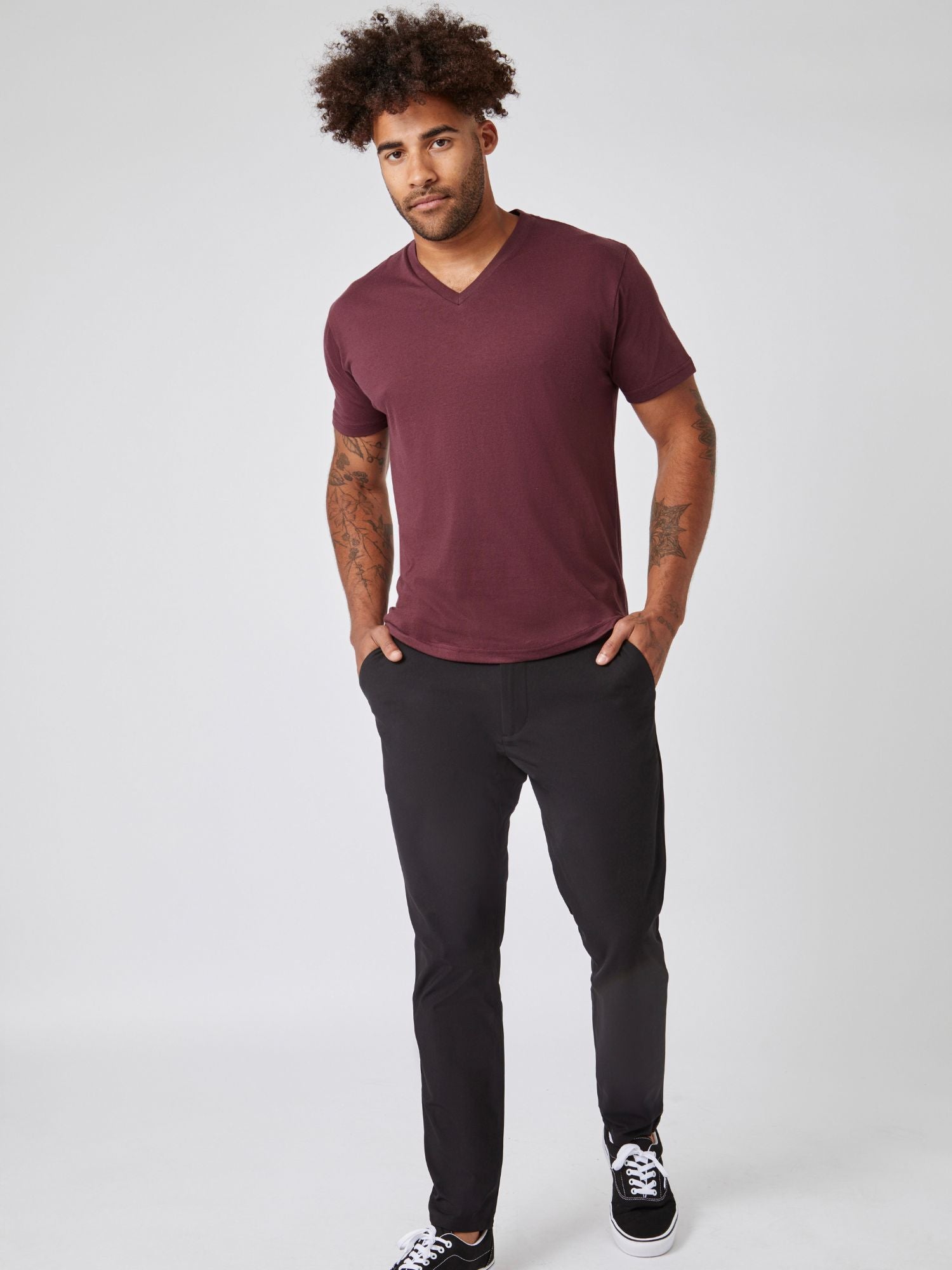  Port Red V-Neck FINAL SALE、mySite、ghnorth