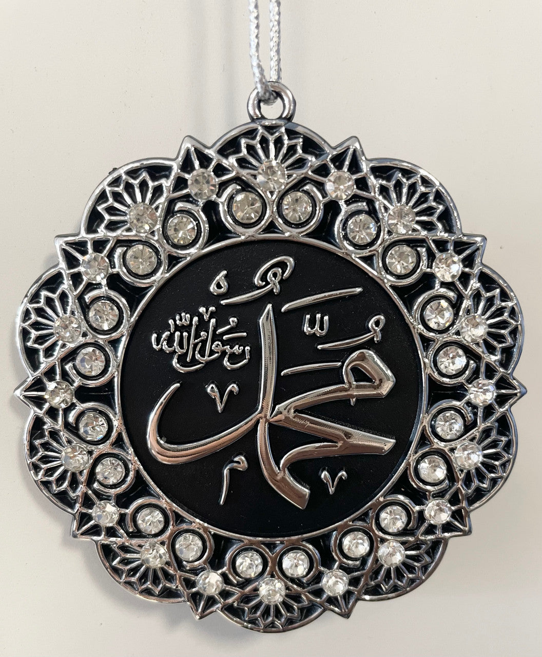 Hanging Ornament Allah/Mohammed (Crystal & Silver)、mySite、topwebapps