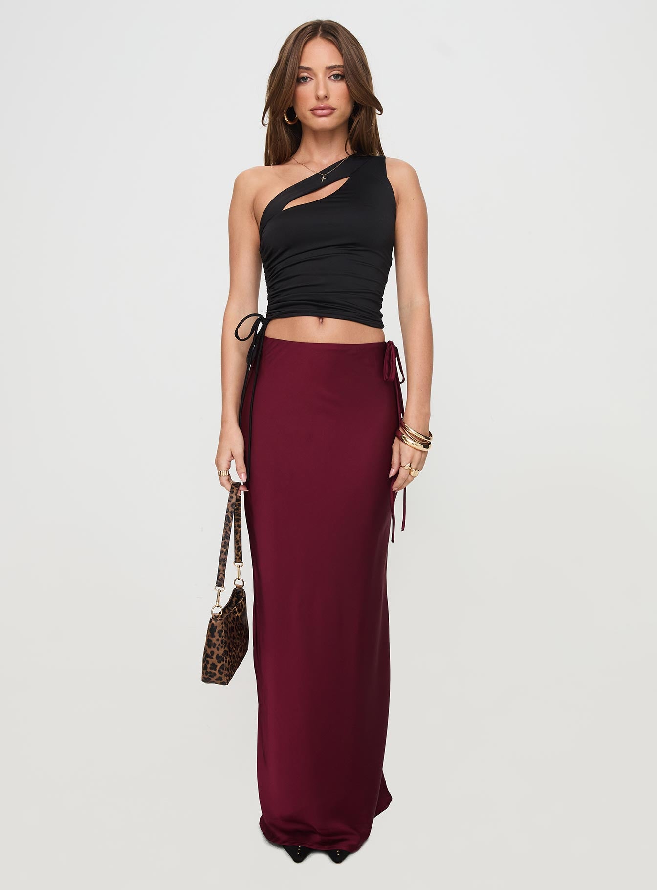 Manifest Me One Shoulder Top Black、mySite、solidvoid