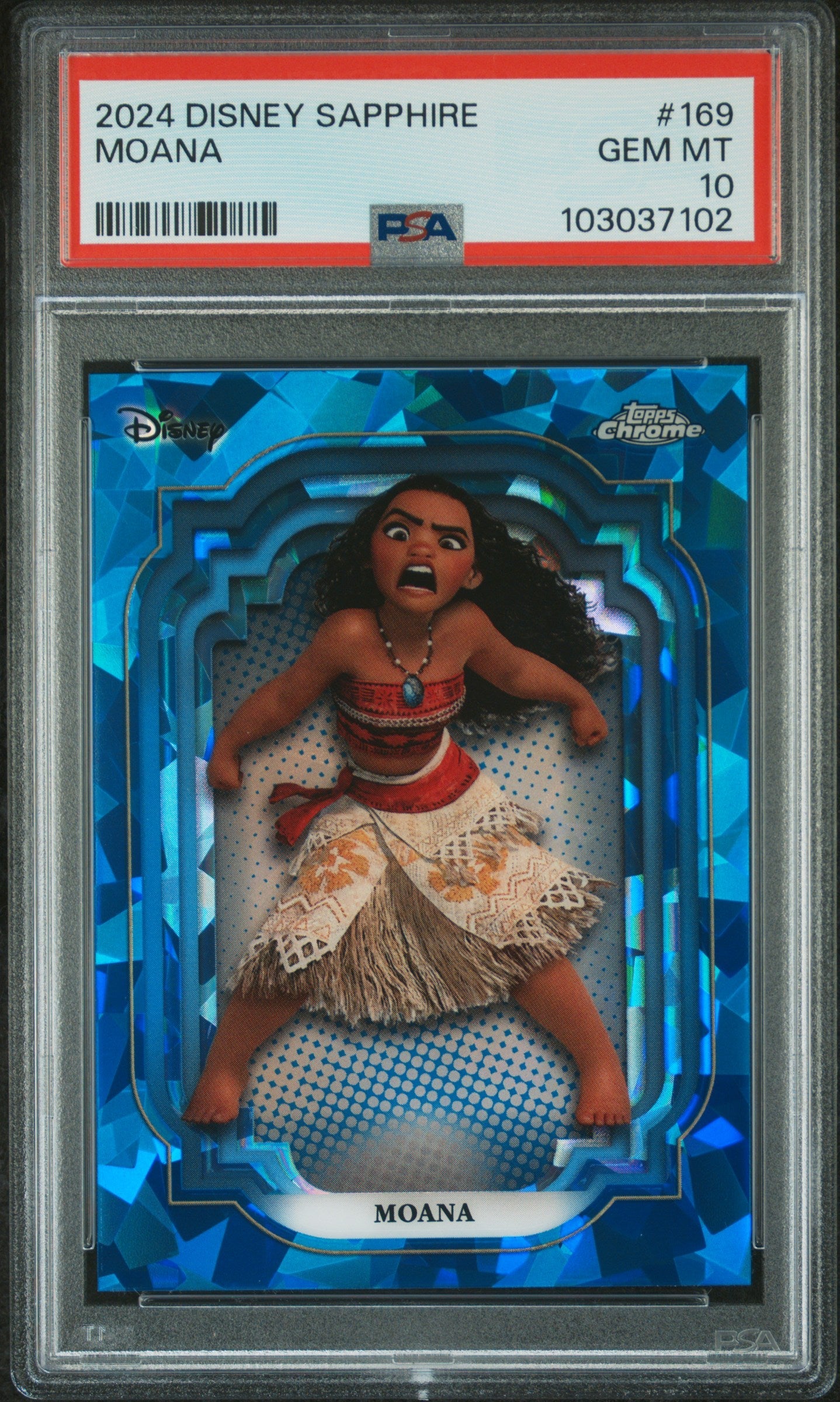 Moana #169 PSA 10 Topps Chrome Disney Sapphire Edition 2024、mySite、waistdrama