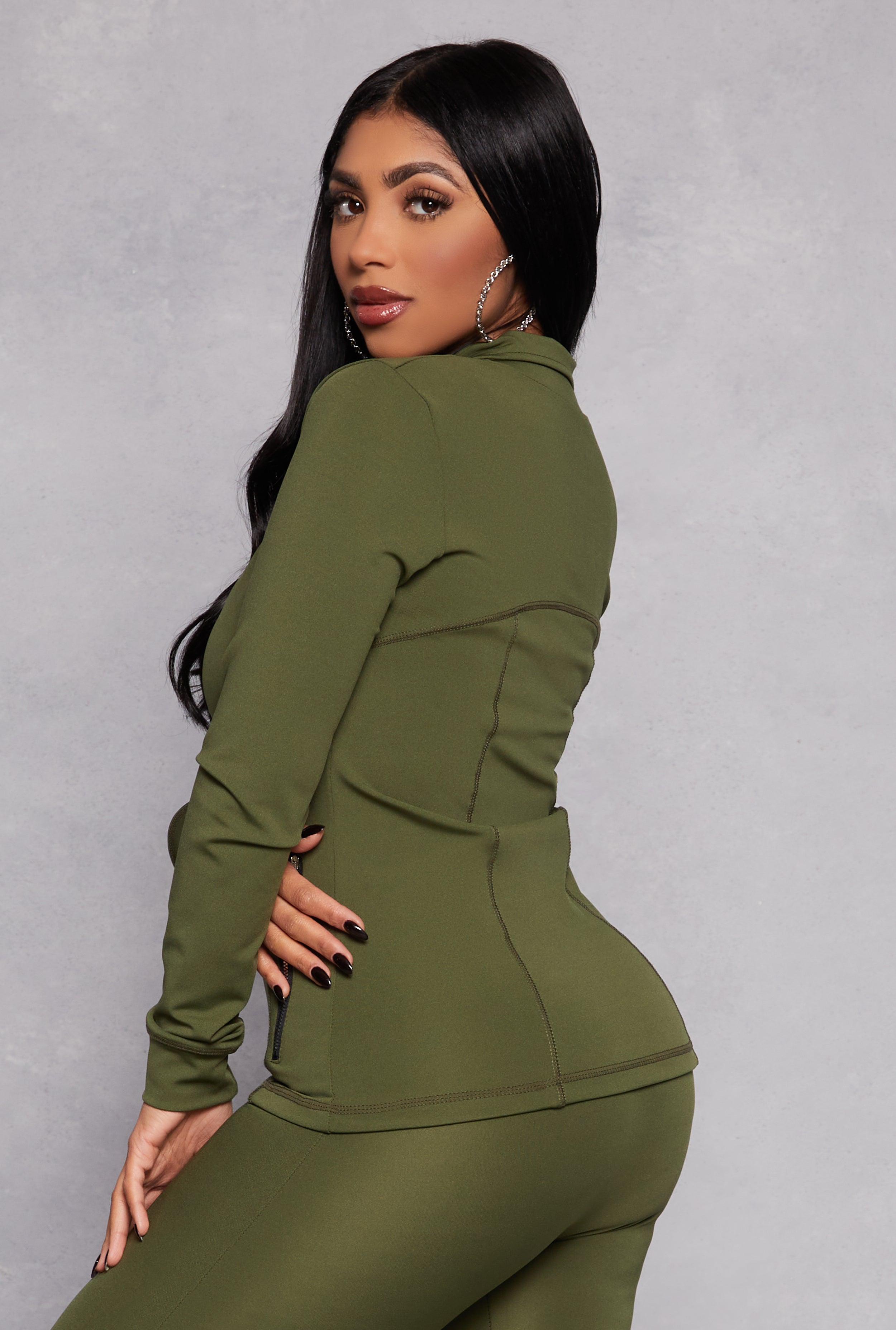 Zip Front Track Jacket、mySite、camillekostekn