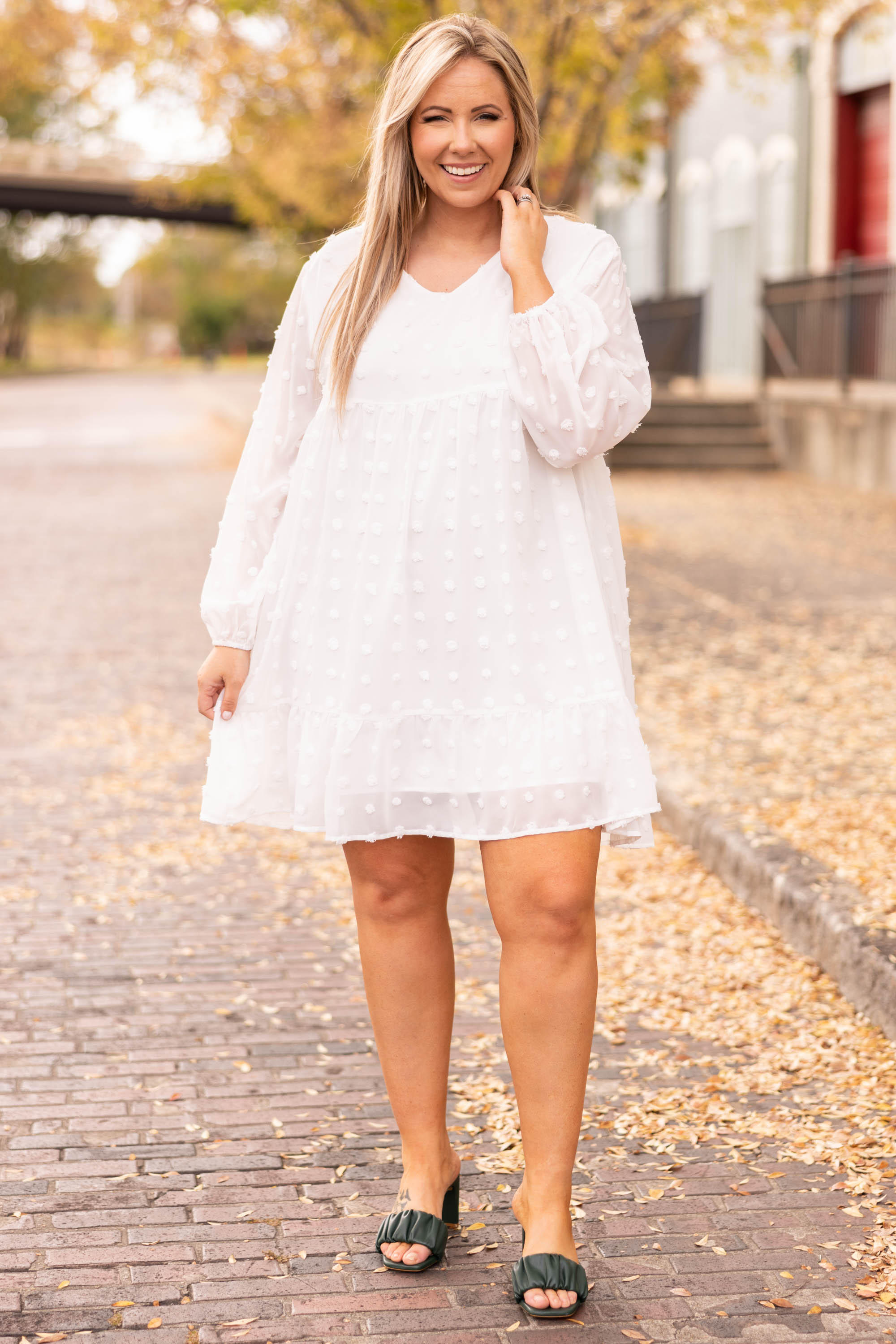  A Touch Of Class Dress, White、mySite、justintrudeaud