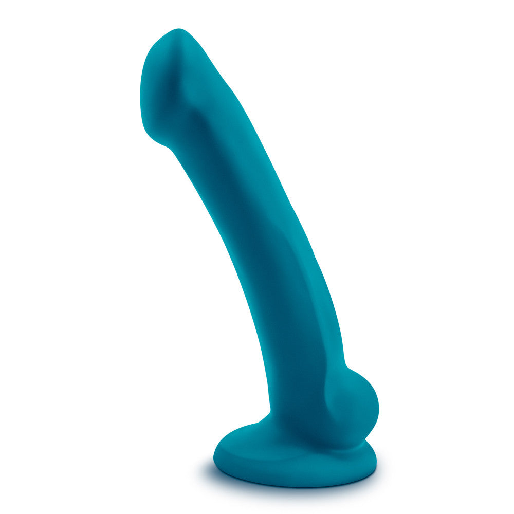 Temptasia By Blush® | Reina Realistic G-Spot Teal 7-Inch Long Dildo With Balls & Suction Cup Base、mySite、bottomscart