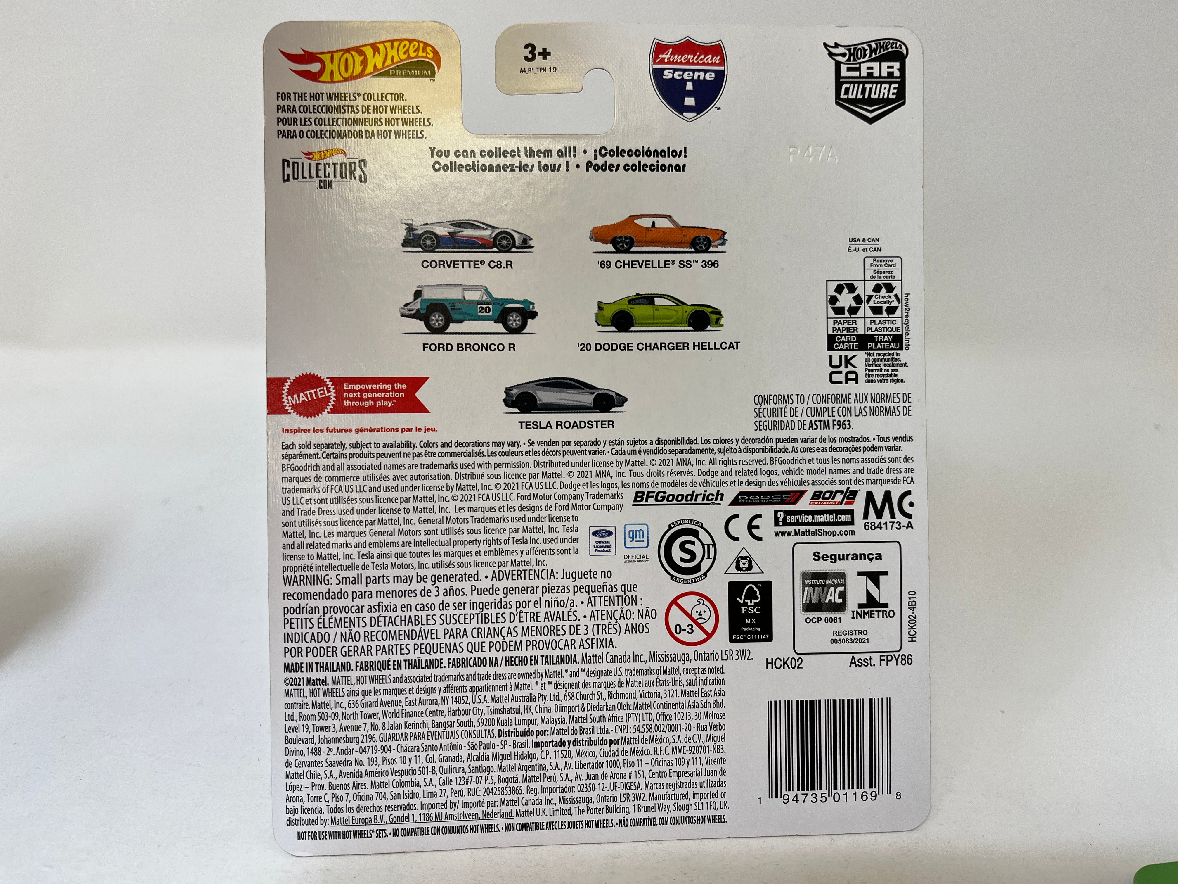 Tesla Roadster * Hot Wheels Car Culture American Scene、mySite、hgirdovlk