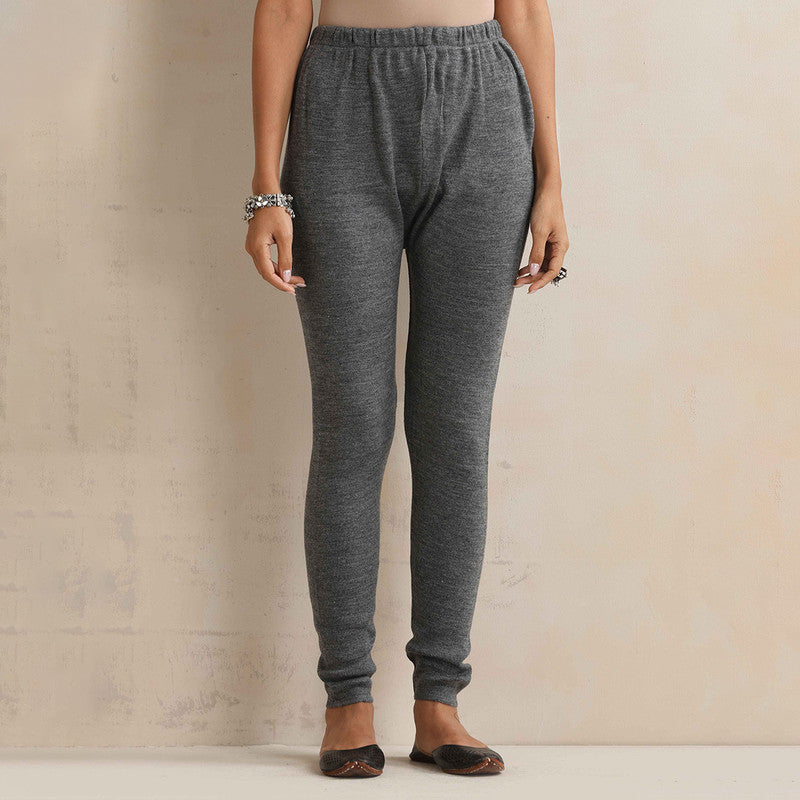 Woolen Solid Leggings For Women | Grey、mySite、camillekostekn