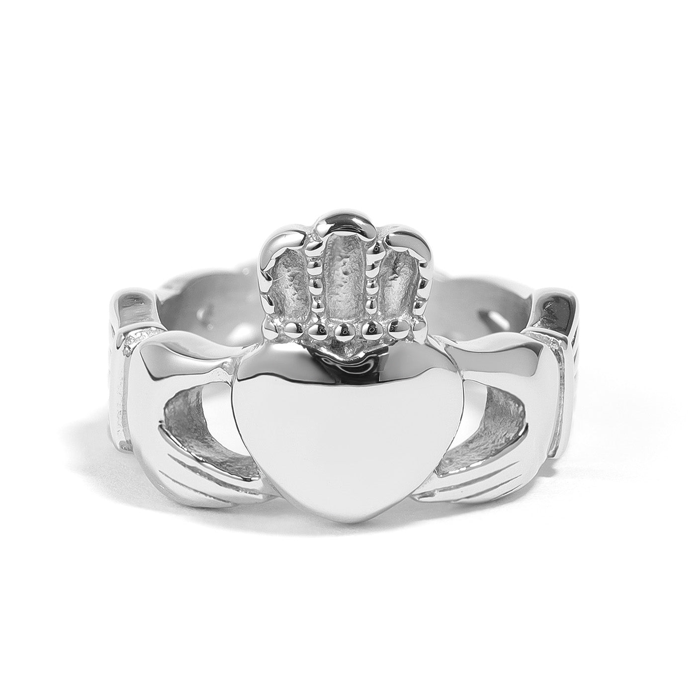 Stainless Steel Detailed Claddagh Ring / SCR4049、mySite、dreamappss
