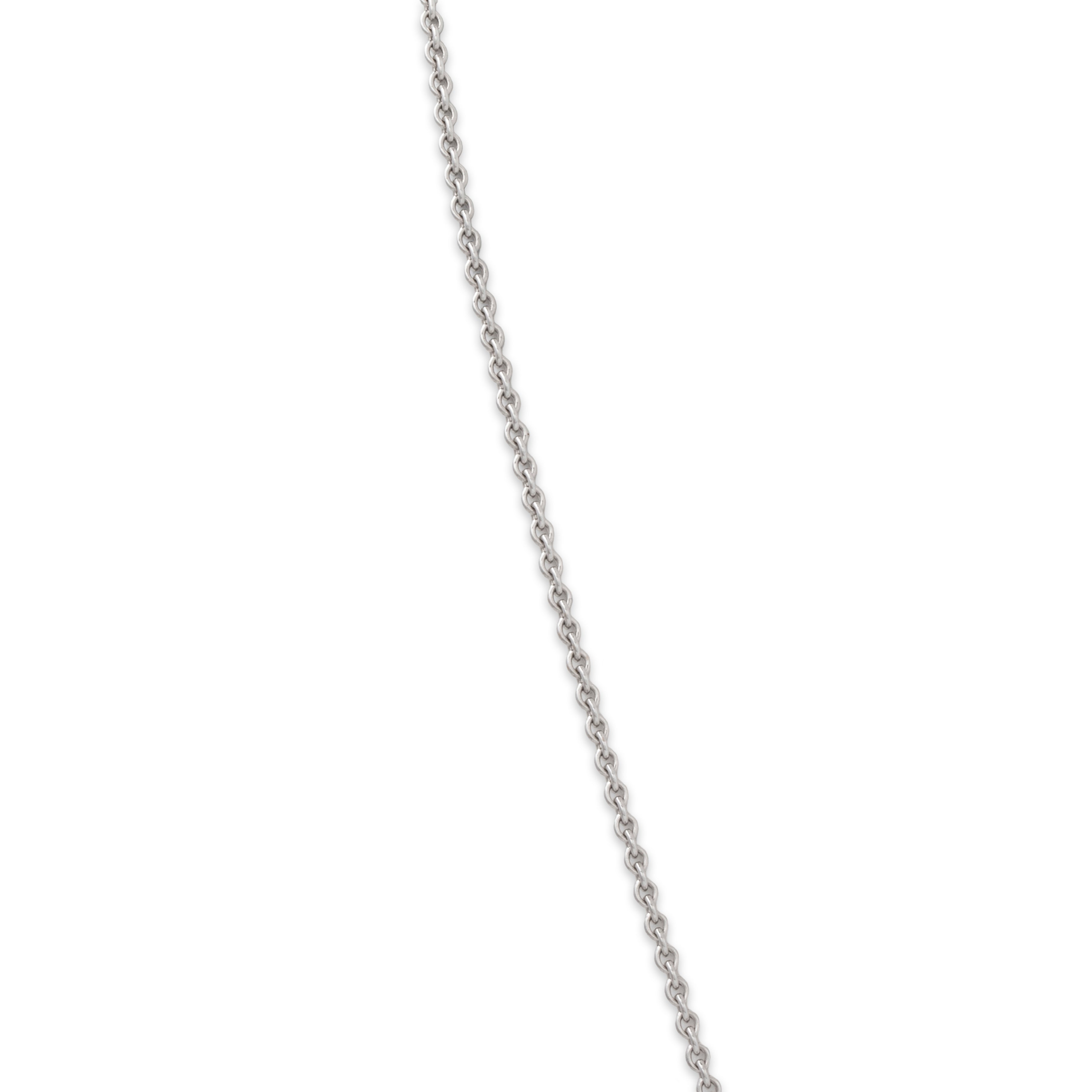 Vintage 18k White Gold 1.31cttw Diamond Sparkling Statement Necklace 18、mySite、hinf8tx79