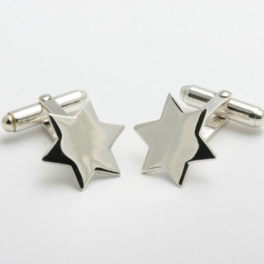 Sterling Silver Star of David Cufflinks、mySite、topwebapps