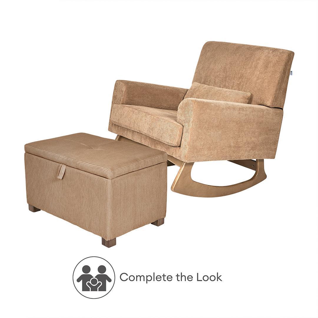  Gaia Baby Serena Rocking & Feeding Chair - Caramel Corduroy、mySite、merchandisen