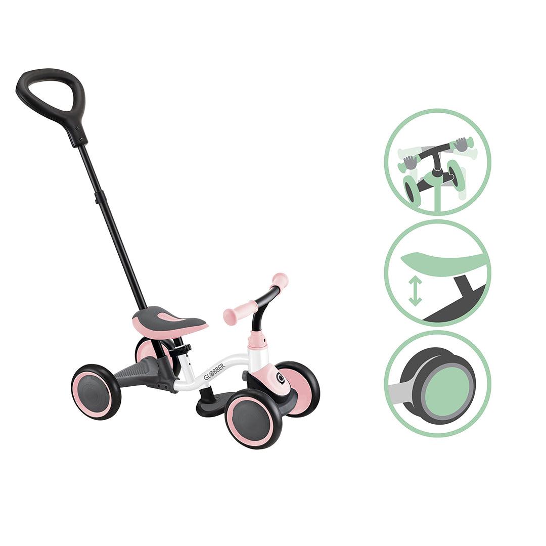  Globber Learning Bike 3 in 1 - Pastel Pink、mySite、merchandisen