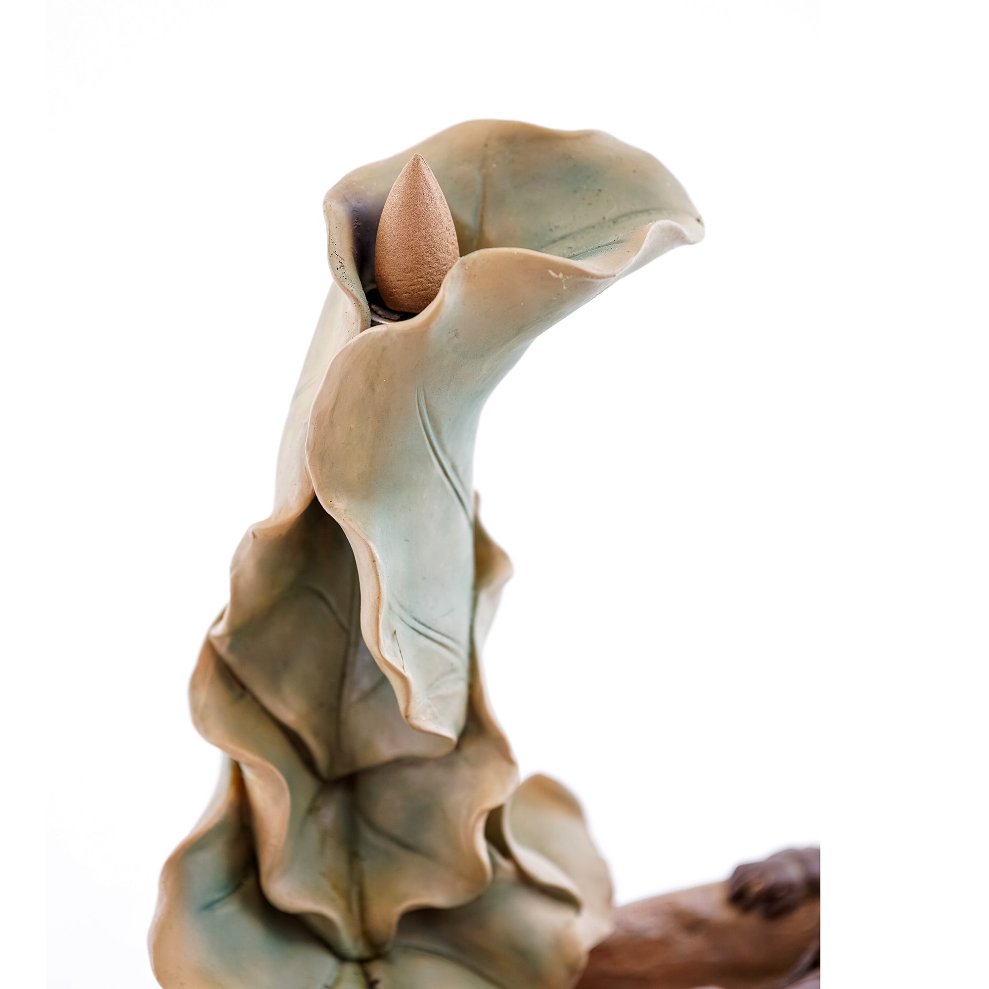 Backflow Incense Burner: Laughing Buddha and Lotus Flower、mySite、topwebapps