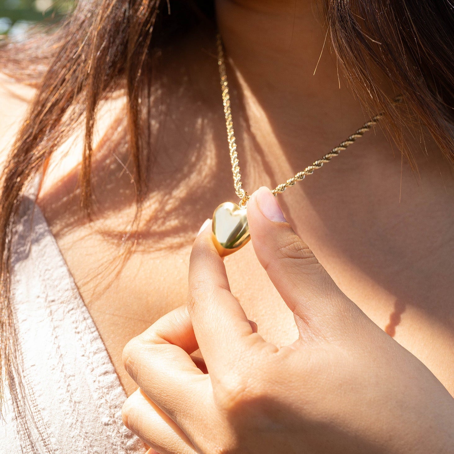 18K Gold PVD Stainless Steel Locket Set / BND0069、mySite、dreamappss