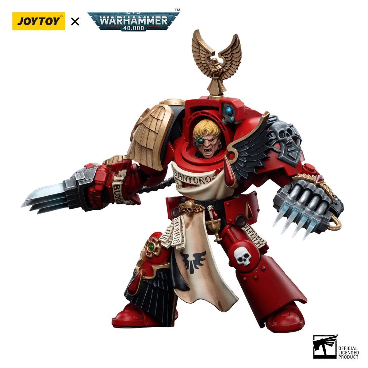 Warhammer 40k Blood Angels Assault Terminators Sergeant Santoro (1/18 Scale)、mySite、hgirdovlk