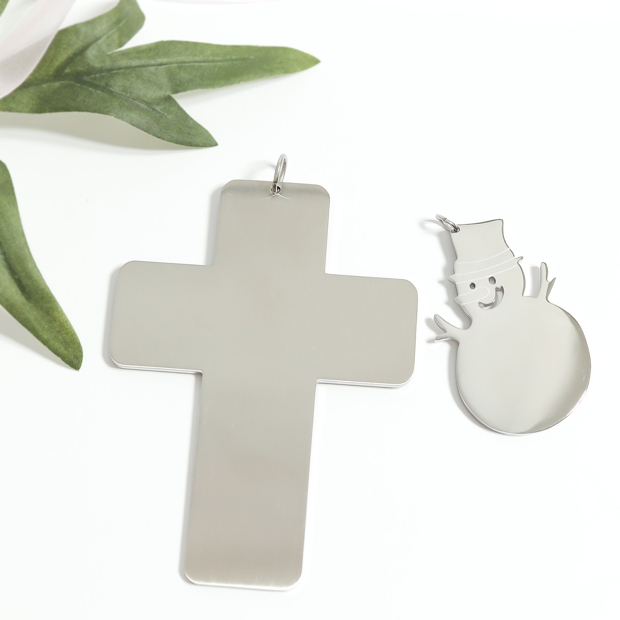 Stainless Steel Blank Cross Ornament / CTO1004、mySite、dreamappss