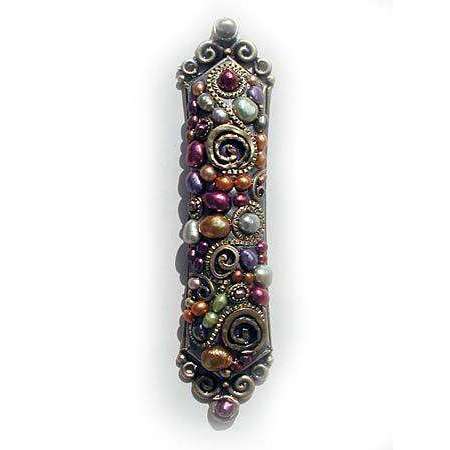 Michal Golan Colorful Pearl Mezuzah、mySite、topwebapps