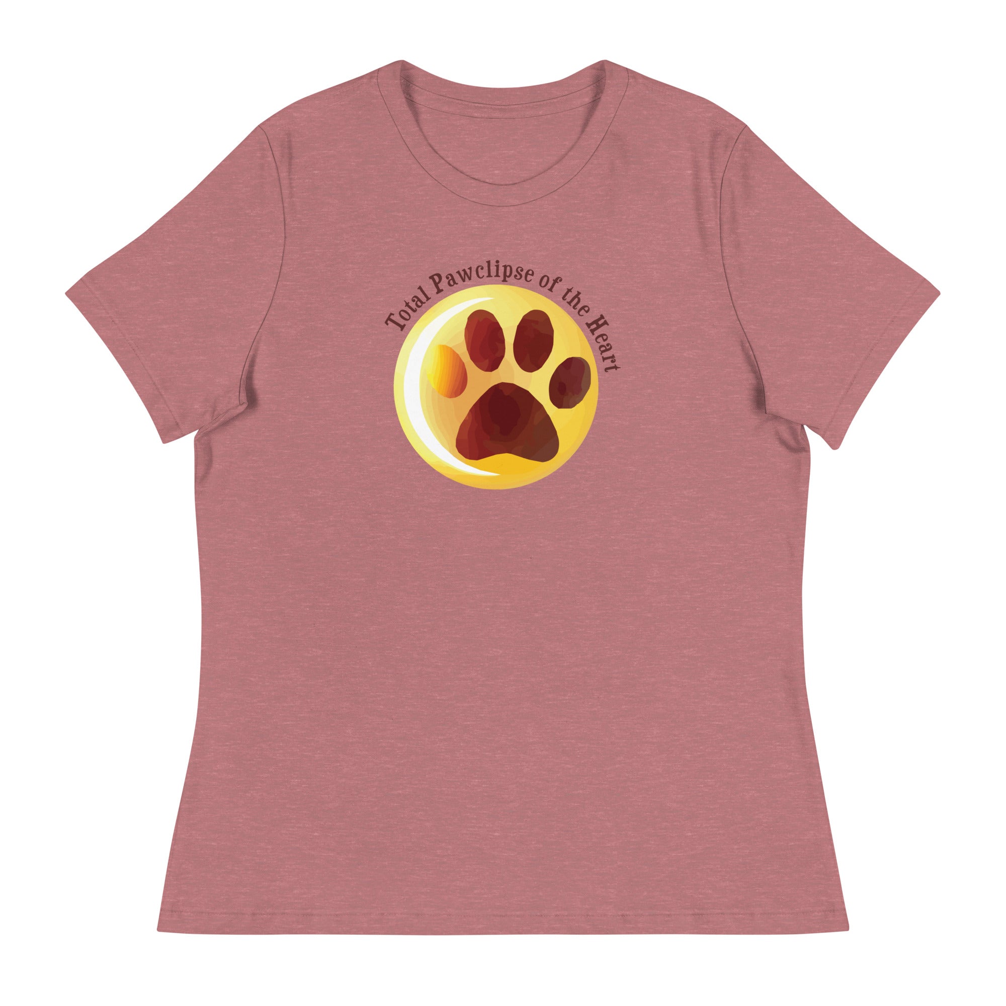 Total Pawclipse Of The Heart Women's Relaxed T-Shirt、mySite、camillekostekn