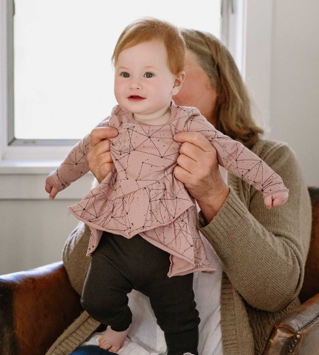 Look Up Organic Girl Shirt and Pants Set、mySite、g9winljtr