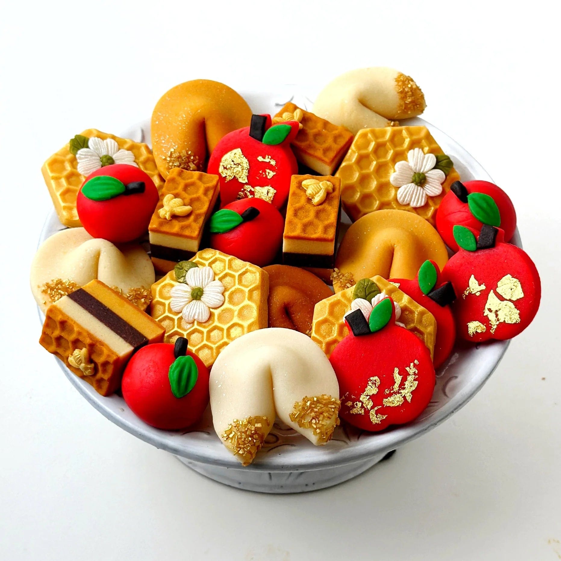 Marzipan Rosh Hashanah Elegant Gift Basket、mySite、topwebapps