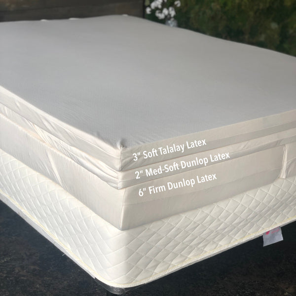Suite Sleep Botanical Latex Mattress Layering