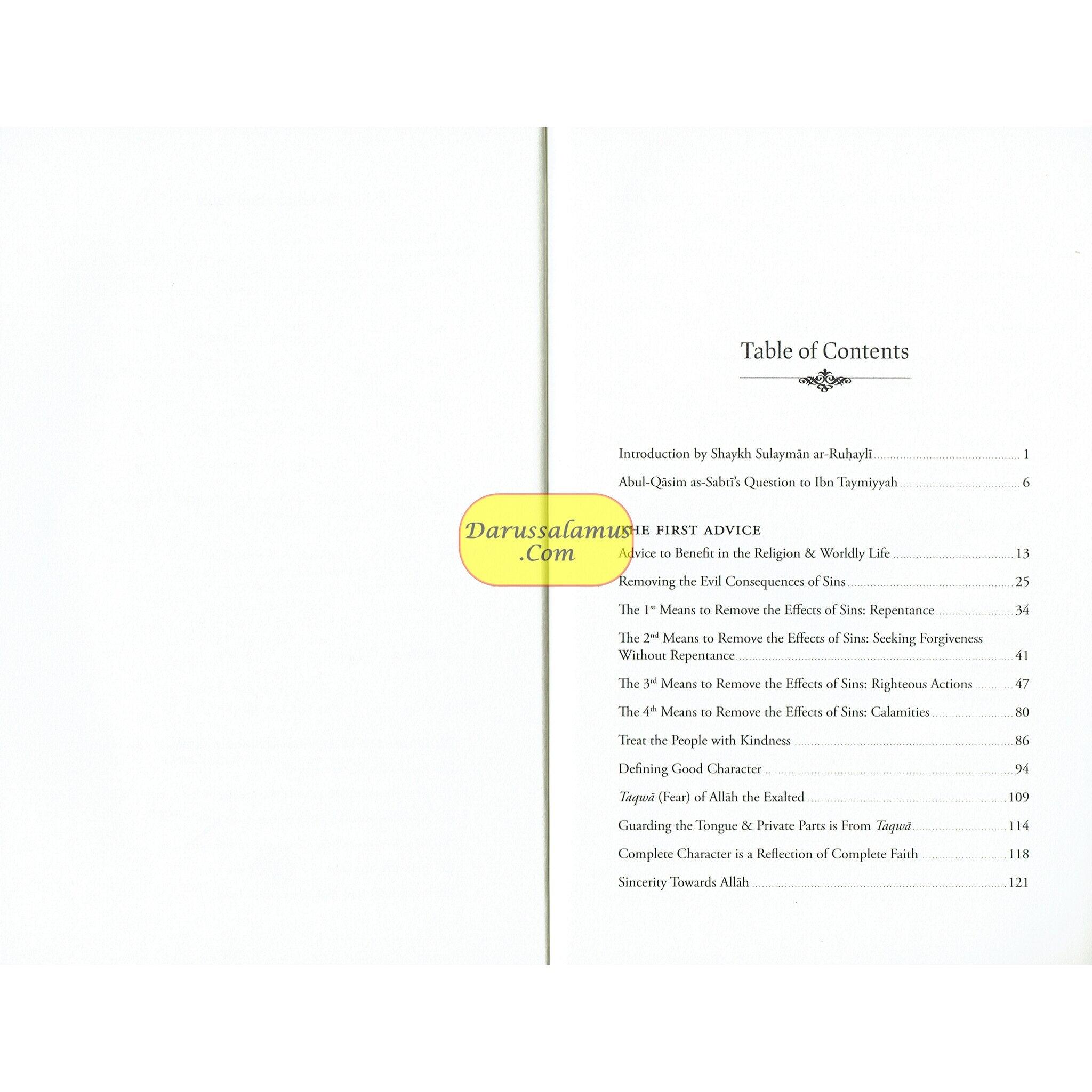 Explanation of The Concise Advices Of Shaykh-Ul-Islam Ibn Taymiyyah By Shaykh Sulayman Ar-Ruhayh、mySite、topwebapps