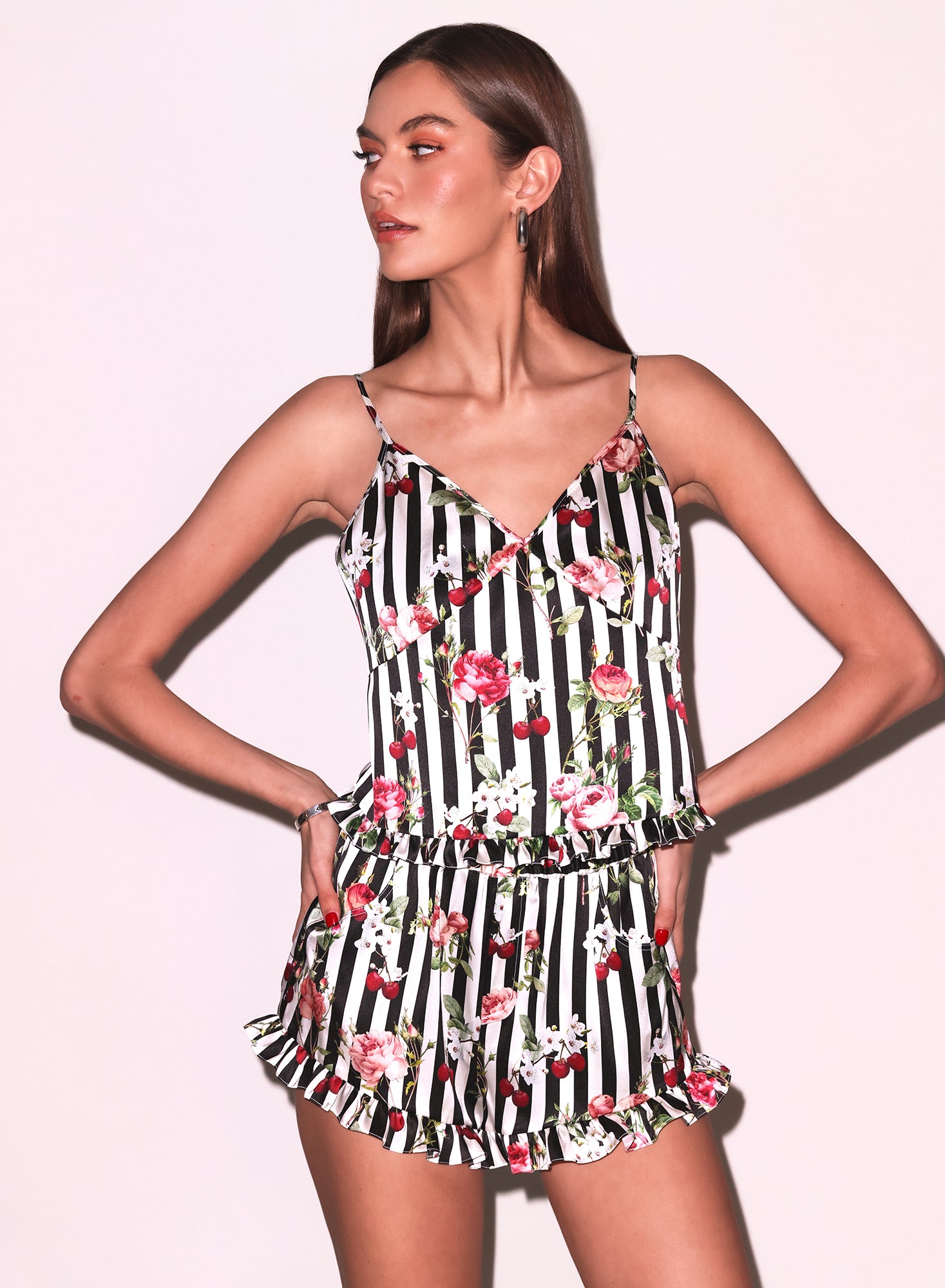 Cherry Rose Ruffle Short、mySite、bengalsvssteelers