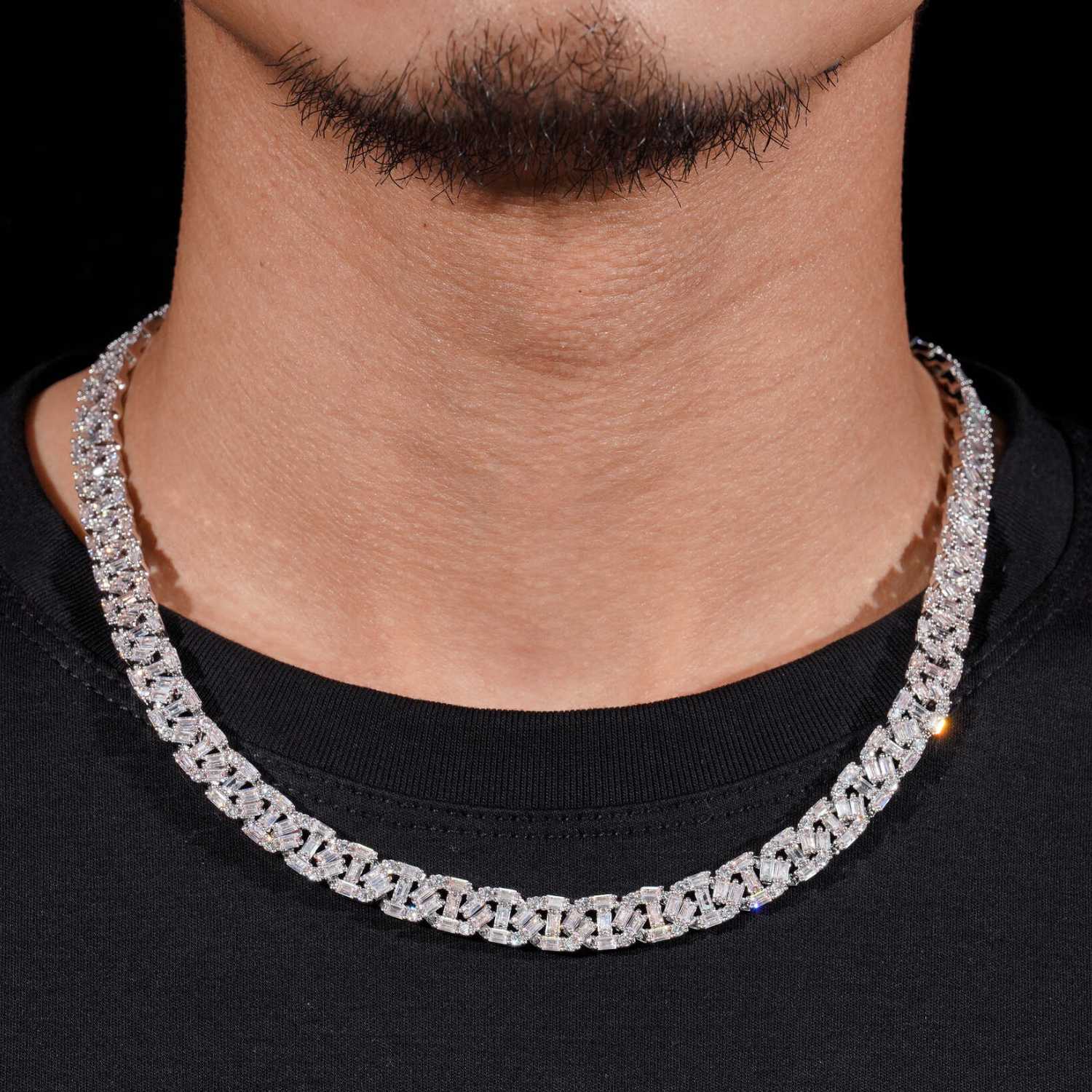 8MM VVS Baguette Mariner Link Chain 14K Gold、mySite、hinf8tx79