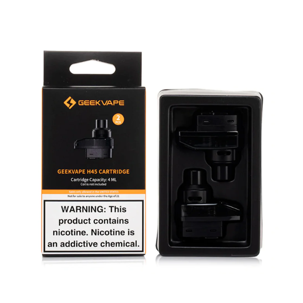 Geekvape H45 Hero 2 Replacement Pod 4mL 2 Pack、mySite、zt4zffjzw