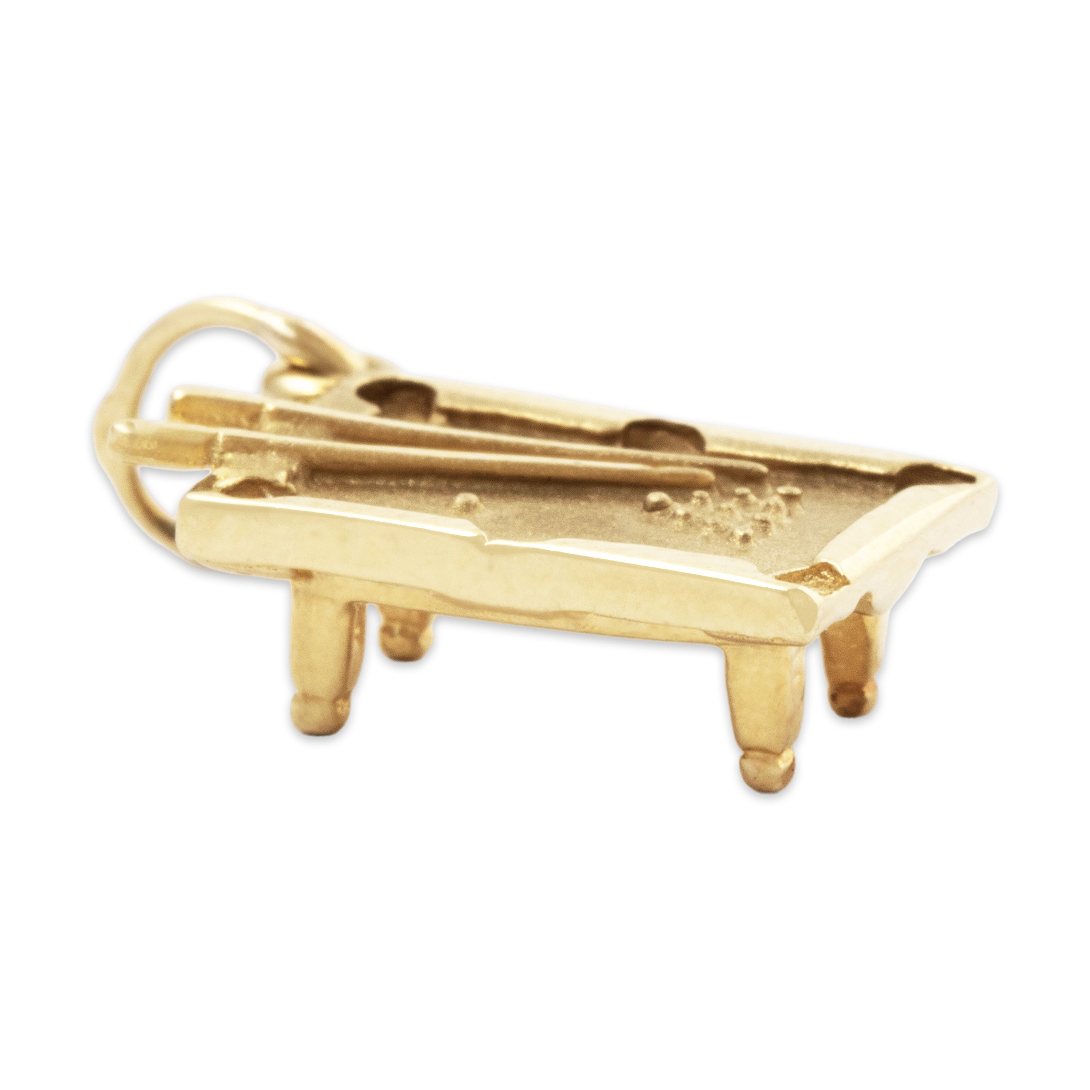 Vintage 14k Yellow Gold Wonderful Detailed Pool Table Charm / Pendant、mySite、hinf8tx79