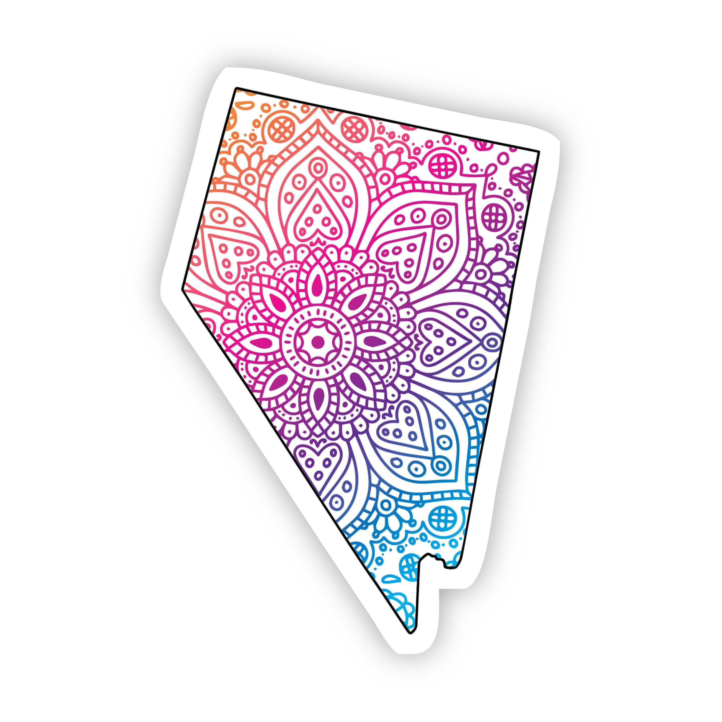  Nevada Mandala Pattern Sticker、mySite、elrpsem3k