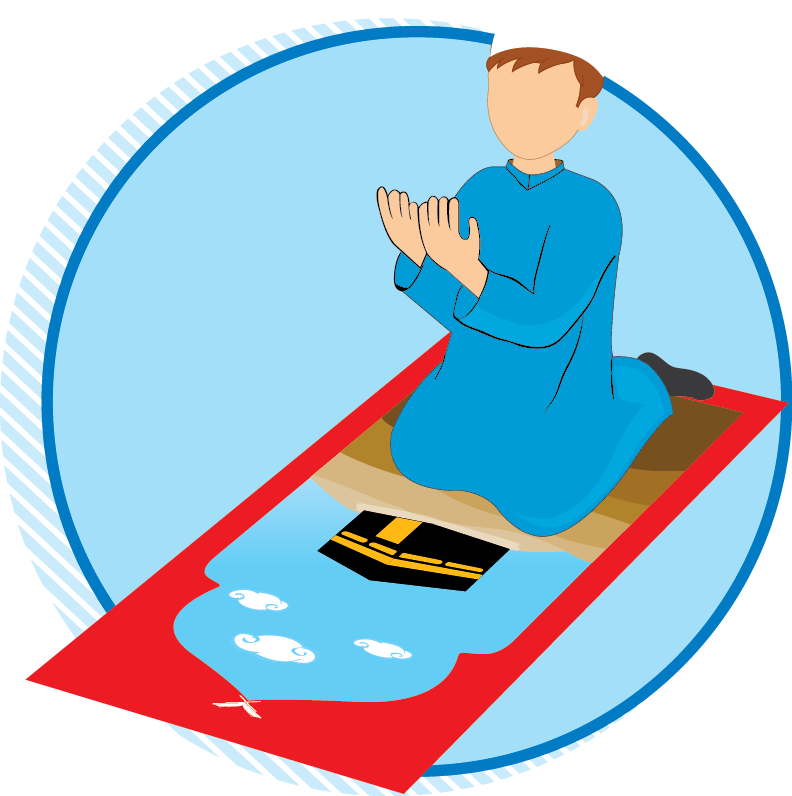 Children's Rollable Sajda Mat (With Carry-On Strap)、mySite、topwebapps