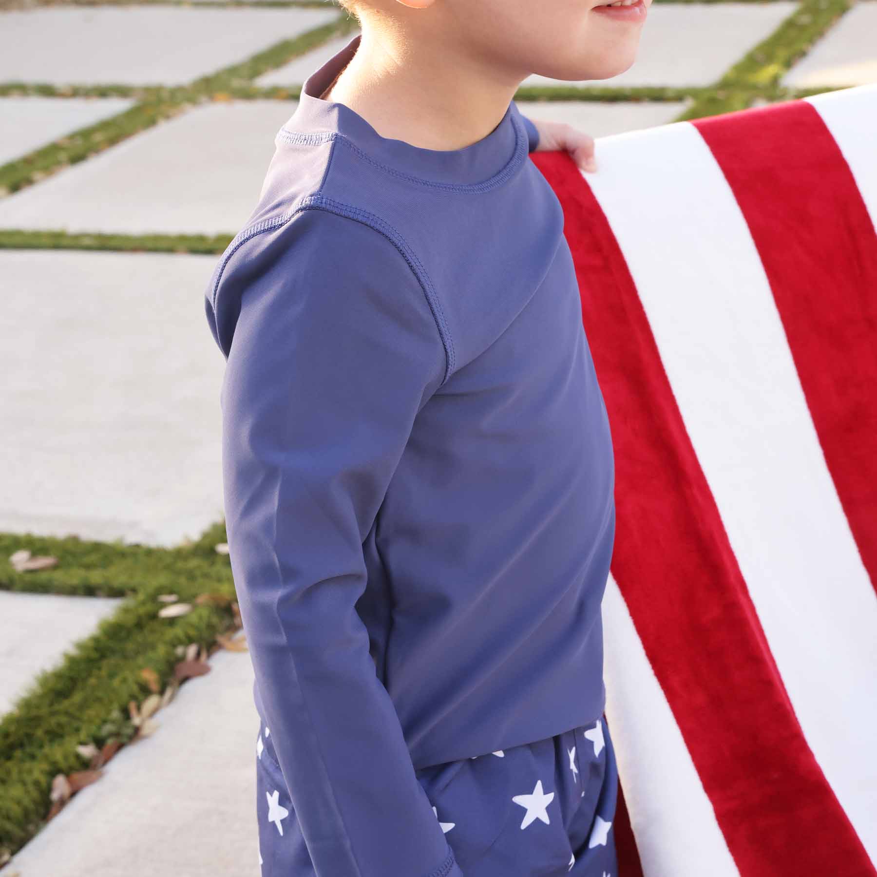  Long Sleeve Rash Guard Shirt | Star-Spangled Navy、mySite、layawaytickets