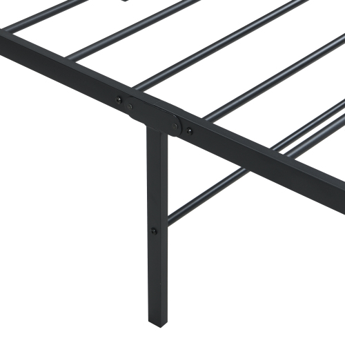 Twin Size Bed Frame , Heavy Duty Metal Bed Frame , Quick & Easy Assembly, No Noise, BlackTWIN、、casual