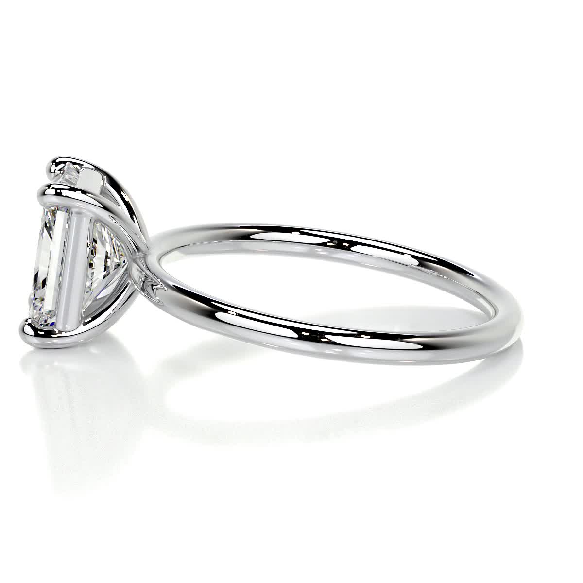 Harper Diamond Engagement Ring -18K White Gold、mySite、hinf8tx79