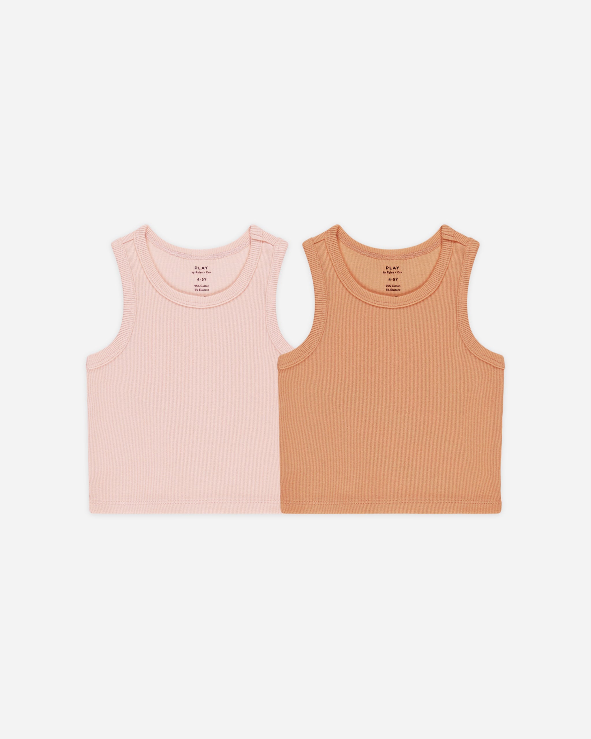  Ribbed Tank Set || Pink, Grapefruit、mySite、layawaytickets