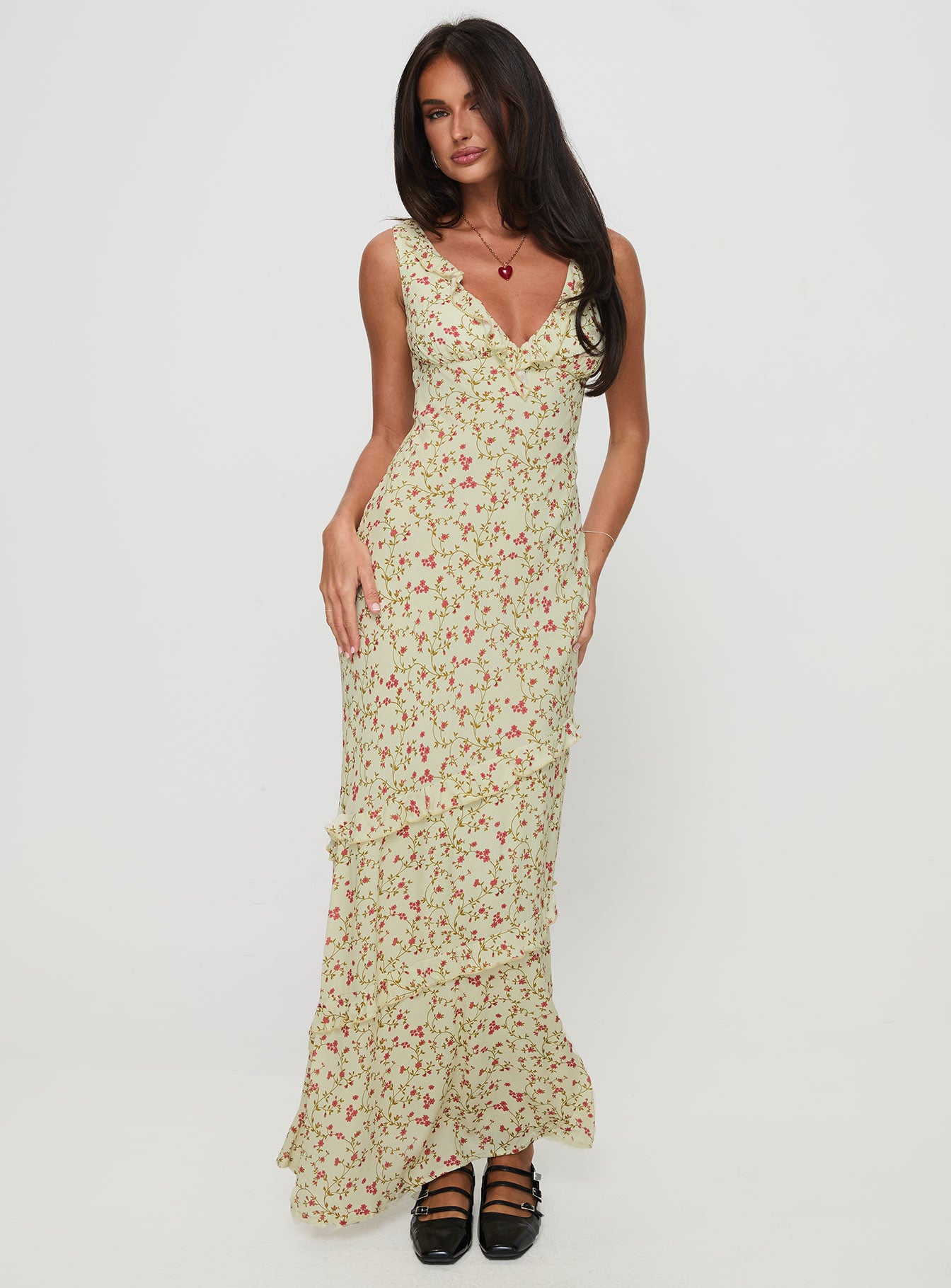 Ridgewood Maxi Dress Beige Floral、mySite、solidvoid