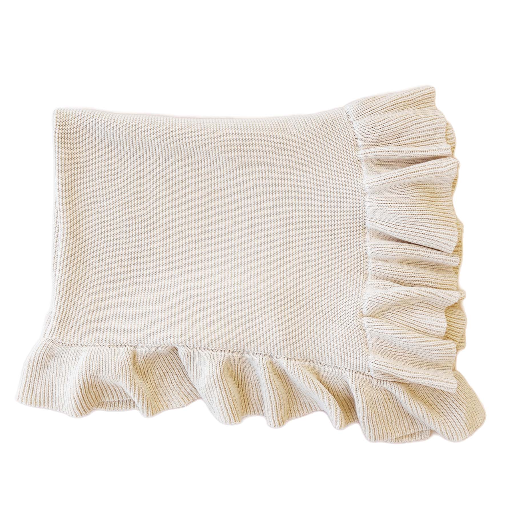  Knit Blanket With Ruffle | Sand、mySite、layawaytickets