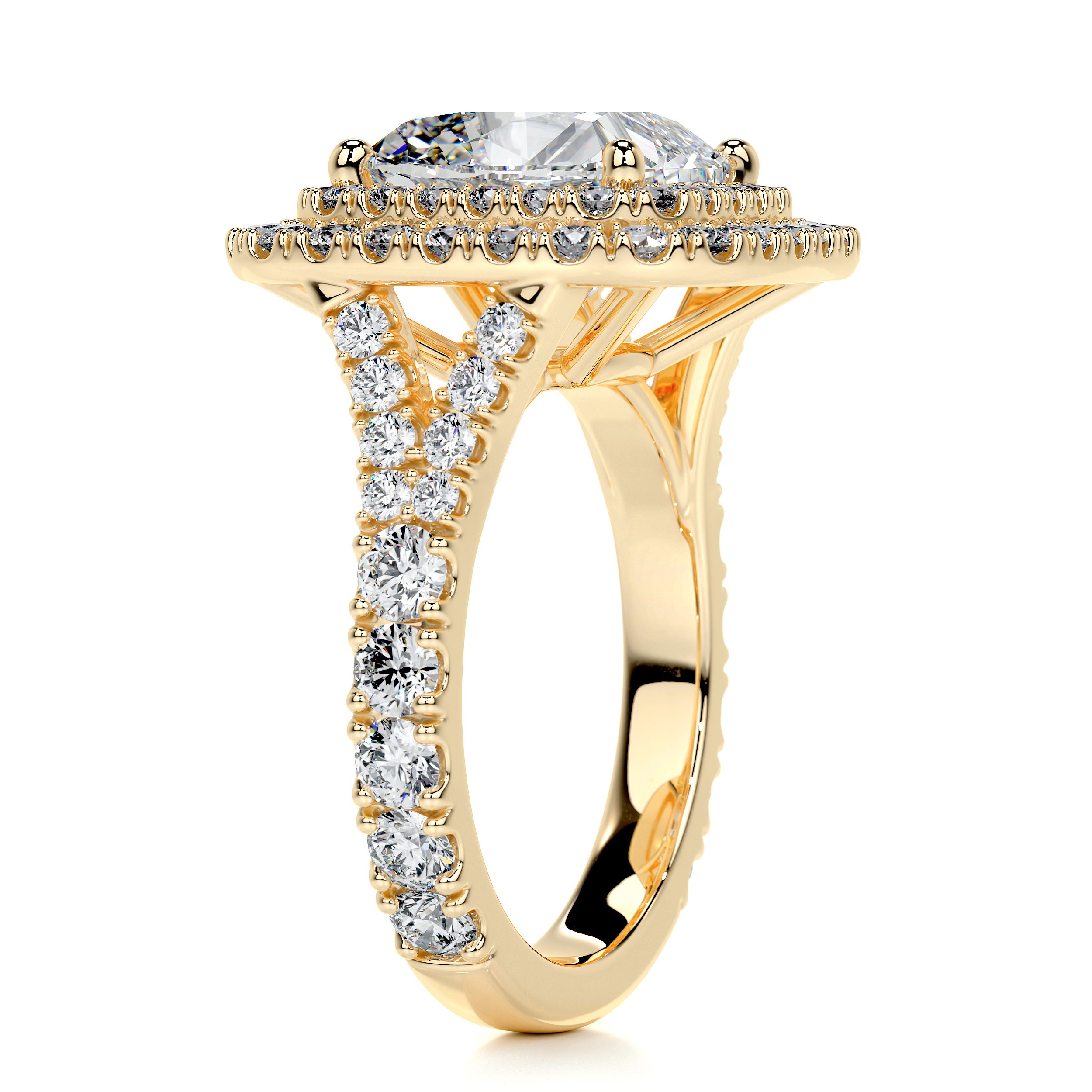 Marley Diamond Engagement Ring - 18K Yellow Gold、mySite、hinf8tx79
